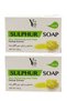Two Pieces Of Sulphur Soap Skin Whitening And Clear Herbal Extract 2X100 Gm