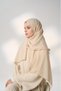 Full Hat Set with Summer Veil-Beige - 4