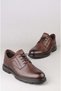 DR. JELL'S 6K3122 GENUINE LEATHER ANATOMICAL MEN'S SHOES, BROWN - 7