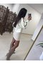 Women's Wool Blend, Elbow-Length, Sleeve Detail, Stylish Knit Sweater Suitable for Everyday Wear - 4