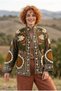 Women's Suzani Embroidered Velvet Jacket – Ethnic Bohemian Design - 2