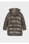 Girl's Hooded Long Puffer Jacket - 4