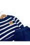 Boys' Süzene Teddy Bear Print Embroidered Winter 3-Thread Brushed Inside 1-2-3 Years 2-Piece Top and Bottom Set - 4