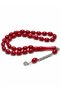 Powdered Amber Prayer Beads, Barley-Cut, with Tasseled Metal Details, Special Design, Colorful, Gift-Worthy Men's Prayer Beads for Everyday Use