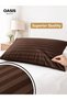 Premium Microfiber Pillowcase, Pack of 1, Soft Breathable Wrinkle-Resistant Pillow Cover with Envelope Closure, Easy-Care Bedding for Home & Hotel. - 4