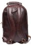 Genuine leather back pack for Office, Laptop bag, Collage, Travel,School, Camping (Brown) - 2