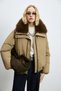 Sunset Women's Fur-Trimmed Down-Filled Puffer Coat 122120060 - 4