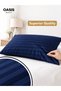 Premium Microfiber Pillowcase, Pack of 1, Soft Breathable Wrinkle-Resistant Pillow Cover with Envelope Closure, Easy-Care Bedding for Home & Hotel. - 4
