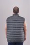 Plus-Size Men's Puffer Vest with Zipper - 4