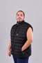Plus-Size Men's Puffer Vest with Zipper - 5