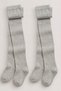 2 Pieces of Girls' Cotton Combed Cotton Pantyhose