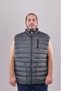 Plus-Size Men's Puffer Vest with Zipper - 5