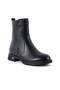 3450 Genuine Leather Women's Casual Boots—Black - 2