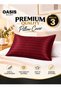 Premium Microfiber Pillowcase, Pack of 1, Soft Breathable Wrinkle-Resistant Pillow Cover with Envelope Closure, Easy-Care Bedding for Home & Hotel.