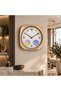 Silent Wall Clock With Temperature And Humidity - Orvello - 2