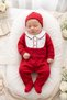 Boys' Baby Romper Set with Booties and Hat, 2-Piece Set, Long-Sleeved, Snap-Fastened, 3–6 Months