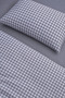 100% Cotton Gingham Duvet Cover Set, 4-Piece Set (100x150) - 3