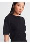 Women's Sequin-Embellished Short-Sleeve Wool Blend Knit Sweater