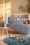 100% Cotton Gingham Duvet Cover Set, 4-Piece Set (100x150)