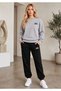 ZERO-NECK BRUSHED INSIDE CHARDON TRACK SUIT, SEASONAL, WITH "ALO" PRINT—WOMEN'S / MEN'S UNISEX STYLE