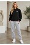 HOODED SWEATSHIRT WITH BRUSHED INSIDE POCKETS, SEASONAL, "ALO" PRINT, WOMEN'S / MEN'S UNISEX STYLE