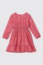 Girl's Patterned Pink Dress