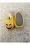 SMILING EMOJI DESIGN SOFT PLUSH HOUSE SLIPPERS WITH NON-SLIP SOLES—COMFORTABLE HOUSE SLIPPERS - 7