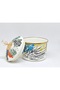 9 CM SMALL ENAMEL JAR & SUGAR BOWL - 6