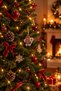 Christmas Tree Ornament: Decorative Christmas Ornament Featuring a Gingerbread Man Figure and a Candy Cane - 3