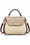 Women's 3-compartment Clutch Bag and Shoulder Bag, cream - 6