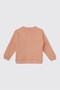 Unisex Baby/Kids' Salmon-Colored Brushed Inside Top and Bottom Set, 2-Piece Top and Bottom Set - 3