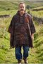 Unisex Nepal Patchwork Ethnic Patterned Hooded Tasseled Unisex Oversized Poncho - 4