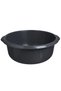 Round Plastic Basin Anthracite 33L - 2