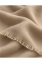 Women's Beige Lightweight Tasseled Shoulder Shawl – Stylish and Elegant Design - 5
