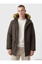 Relaxed Fit Men's Hooded Puffer Coat