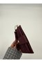 Women's Suede Keychain Wallet with Detailed Design - 2