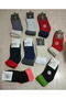 Winter Long Folded Multi-Colored Curly Towel Socks 12-Piece Pack - 5