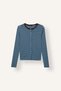 100% Cotton Slim Fit Crew Neck Rib Buttoned Striped Long Sleeve T-Shirt I9577Ax26Au