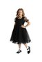 Princess Black Dot Dress - 4