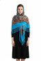Imperial Midnight Garden Shawl – Blue Heritage Edition - 2
