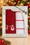 Boxed 2-Piece New Year's Embroidered Kitchen and Hand & Face Towel Set | 100% Cotton, 40x60 Dish Towel | Soft & Absorbent | New Year's Gift - 4