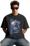 Unisex Oversized Kakashi Hatake Naruto Anime Character Pre-Printed Premium T-Shirt