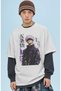 Unisex Oversized Satoru Gojo Jujutsu Kaisen Anime Character Pre-Printed Premium T-Shirt