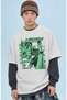 Unisex Oversized Ulquiorra Cifer "Bleach" Anime Character Pre-Printed Premium T-Shirt