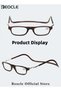 Magnetic Reading Glasses Computer Readers with Replaceable Lens & Adjustable Temples Hanging - 5
