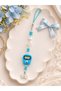 2-in-1 Beaded Charm Prayer Bead Counter (Blue) & Phone Charm, Phone Lanyard, Bag Decoration, Bag Charm - 3