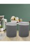 2 Pack Laundry Baskets, 65 L Foldable Waterproof Laundry Basket Laundry Hamper Bag Washing Bin Cloth - 7