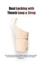 LuckyNov 2-Pack Wrist Support Brace with Thumb Loop, Adjustable Compression Wrap, Ultra-Thin Breatha - 4
