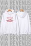 "Don't Talk To Me, I Have a Crazy Boyfriend" Printed Unisex Oversized Hoodie - 3-Ply Fleece-Lined with Rope Details