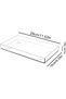 Clear Acrylic Tray Rectangular Decorative Organizer Tea Kitchen Vanity Snacks - 4